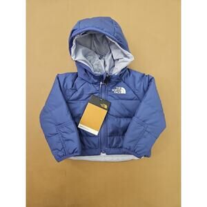 NWT The North Face Baby Reversible Perrito Jacket 0-3 Months Cave Blue